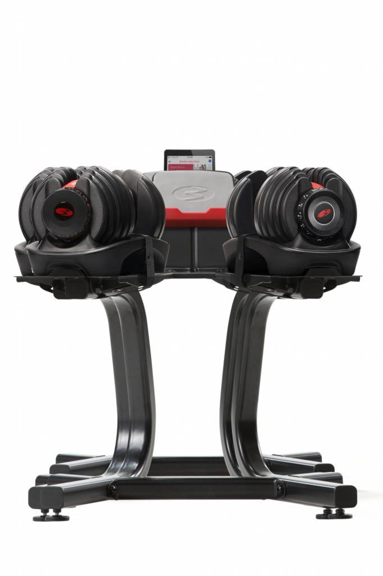 BowFlex SALE - SelectTech® 1090i Dumbbells met media rack - 5 tot 41 kg Top Merken Winkel